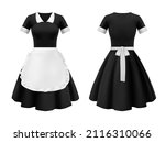 maid and waitress uniform ... | Shutterstock .eps vector #2116310066