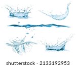 water crown splash and wave... | Shutterstock .eps vector #2133192953