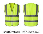 safety vest jacket  isolated... | Shutterstock .eps vector #2143595563