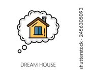 dream house icon  real estate...