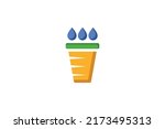 drink and foot logo vector | Shutterstock .eps vector #2173495313