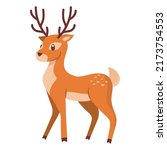 deer animal cartoon. high... | Shutterstock .eps vector #2173754553