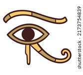 egyptian symbol eye of horus... | Shutterstock .eps vector #2173754839