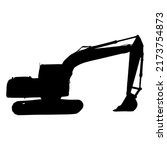 excavator silhouette. high... | Shutterstock .eps vector #2173754873