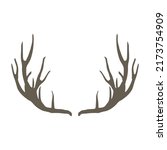 deer horn. high quality vector | Shutterstock .eps vector #2173754909