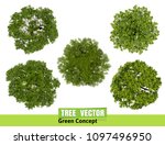 trees top view for landscape... | Shutterstock .eps vector #1097496950