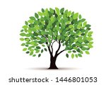 tree vector icon. logo design... | Shutterstock .eps vector #1446801053
