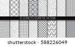 big collection of abstract... | Shutterstock .eps vector #588226049