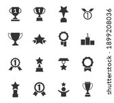 set with award  award with... | Shutterstock .eps vector #1899208036