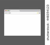 browser window vector icon... | Shutterstock .eps vector #448354123