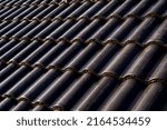 Concrete Roof Tiles. Dark Brown ...