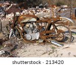 Rusty Motorcycle