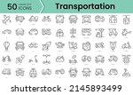 Set Of Transportation Icons....