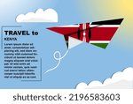 Kenya Travel Vector Banner With ...