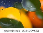 Small photo of background, colored babbles in water
