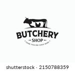 Vintage Butchery Logo. Retro...