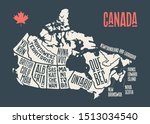 Map Canada. Poster Map Of...