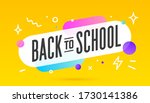 back to school  speech bubble.... | Shutterstock .eps vector #1730141386