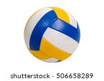 Volleyball Ball Isolated On...