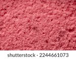 Small photo of raspberry sorbet texture, top view