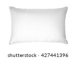 white pillow, Isolated on white background.