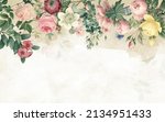 Floral Background With...