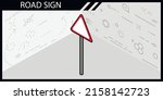 road sign isometric design icon.... | Shutterstock .eps vector #2158142723