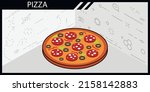 pizza isometric design icon.... | Shutterstock .eps vector #2158142883