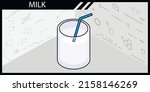 milk isometric design icon.... | Shutterstock .eps vector #2158146269