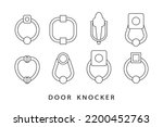 Door Knocker Design Vector Icon ...