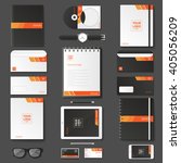 corporate identity template set.... | Shutterstock .eps vector #405056209