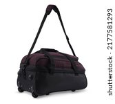 Small photo of travel bag or trolley Duffle Bag on white background