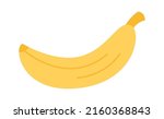 banana fruit icon. vector... | Shutterstock .eps vector #2160368843