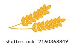 wheat germ icon. vector... | Shutterstock .eps vector #2160368849