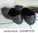 Small photo of Loafers are a type of formal shoe that can be used for various purposes. When working, you can wear formal shoes or loafers to appear neat, elegant and charming. Jakarta-Indonesia, 22 September 2023