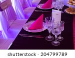An image of tables setting at a ...