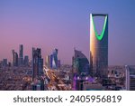 Arial view of Riyadh City Saudi Arabia 