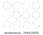vector wreaths clip art. design ... | Shutterstock .eps vector #295413533