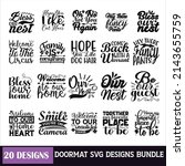 doormat quotes svg designs ... | Shutterstock .eps vector #2143655759