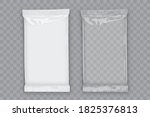 paper white flow packaging with ... | Shutterstock .eps vector #1825376813
