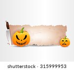 halloween scary pumpkins of... | Shutterstock . vector #315999953