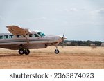 Cessna Caravan Aircraft in the Serengeti 