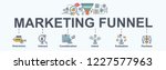 digital marketing funnel banner ... | Shutterstock .eps vector #1227577963