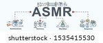 asmr banner web icon for... | Shutterstock .eps vector #1535415530