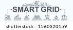 smart grid banner web icon for... | Shutterstock .eps vector #1560320159