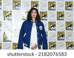 Small photo of San Diego CA US July 23, 2022: Jessica Szohr arrival at the Disney photocall for ‘The Orville’ at the Hilton Bayfront at San Diego International Comic-Con day 3 held on July 23, 2022.
