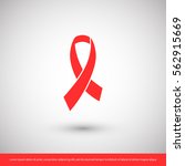 awareness ribbon icon. one of... | Shutterstock .eps vector #562915669