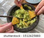 Sharing A Guacamole Dip With...