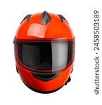 Motorbike helmet isolated on...