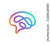 Brain Colorful Logo Icon Vector